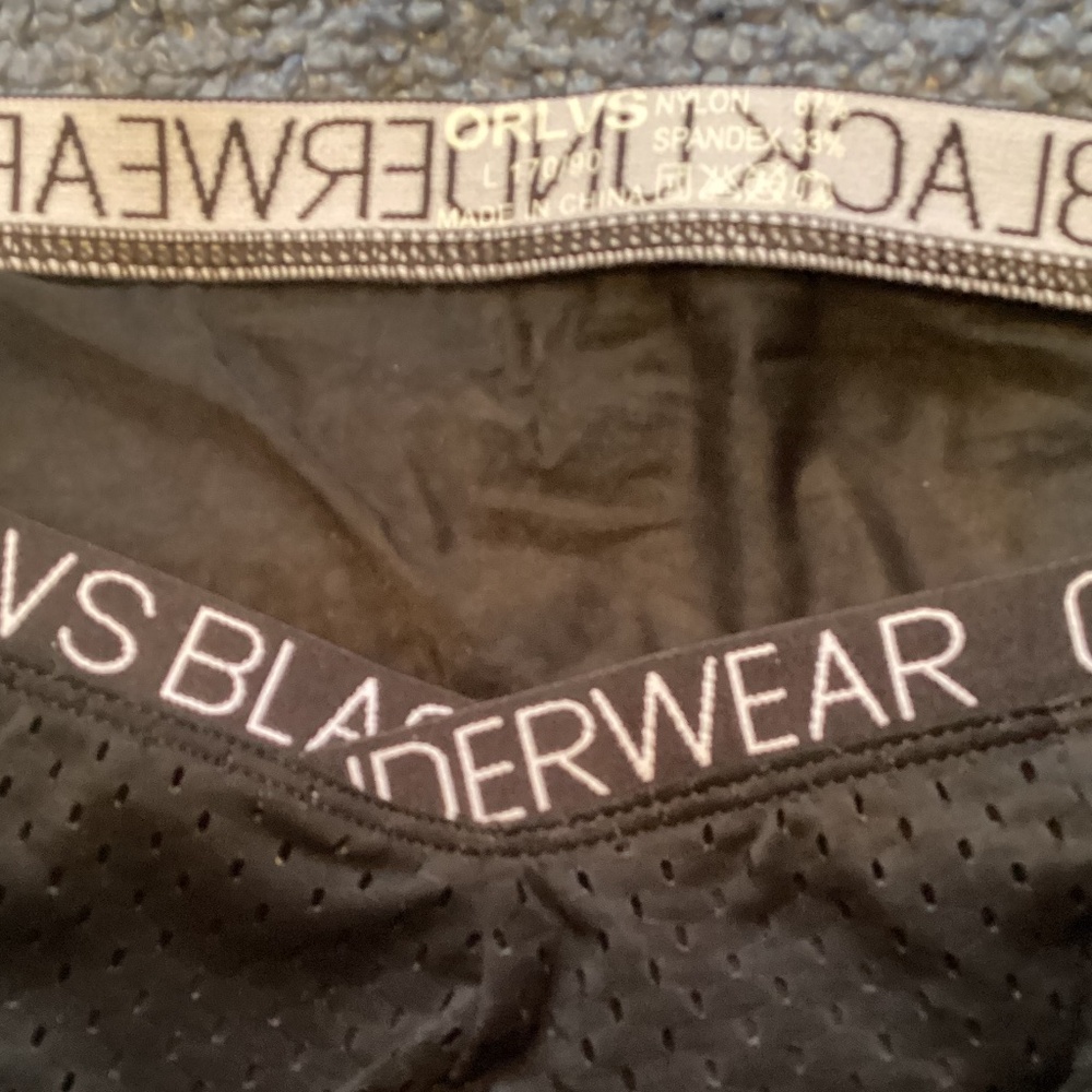 Orlvs black mesh brief, tag large but fits like medium - Picture 4 of 7